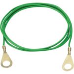Cavo massa a terra x elettrorecinzione kerbl cm 100 + occhiello d mm 8