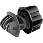 Isolatore elettrorecinzione a tondino kerbl x filo corda nastro max mm 10 cf=pz 10