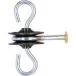 Isolatore maniglia elettrorecinzione kerbl vite a legno cf=pz 10