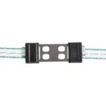 Connettore fettuccia elettrorecinzione ako kerbl acciaio inox mm 40 cf=pz 5