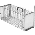 Trappola predatori a galleria novital acciaio zinc cm 62,5x24 h.cm 26
