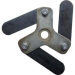 Testina x decespugliatore zorro 3 acciaio lame 3 universale