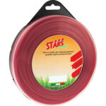 Filo x decespugliatore quadro corallo stars mm 3,3 mt  40