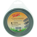 Filo x decespugliatore tondo alulon stars mm 3,3 mt 15