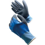Guanto lattice schiumato blu workit maglia leggera sintetica blu  9