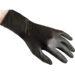 Guanto nitrile monouso nero n79 reflexx gr 7,7 aql 1,5 senza polvere cf=pz 50 l