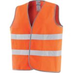 Gilet alta visibilita arancio taglia unica