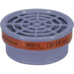 Filtro x respiratore a maschera m6400 deltaplus m6000 a2 cf=pz 2