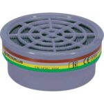 Filtro x respiratore a maschera m6400 deltaplus m6000 a b e k1 cf=pz 2