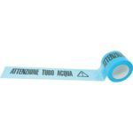 Nastro segnaletico attenzione tubo acqua h.mm 100 ml 200