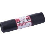 Sacco immondizia industriale nero elepacking cm 72x110 my 50 cf=pz 10