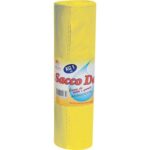 Sacco immondizia condominio cm 80x110 giallo cf=pz 10
