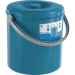 Pattumiera immondizia eureka stefanplast palace blue lt 20 cm 30 h.cm 31