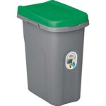 Pattumiera immondizia eco system stefanplast verde lt 15 cm 33x22 h.cm 41