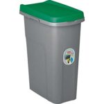 Pattumiera immondizia eco system stefanplast verde lt 25 cm 39x24 h.cm 51