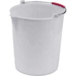 Secchio pesante + becco bianco ics pe lt 25 cm 37 h.cm 34