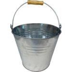 Secchio zincato galvanizzato domus lt 10 cm 28x19 h.cm 24