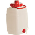 Fusto demetra ics hdpe alimentare mm 240x200 h.mm 370 lt 10