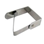 Fermatovaglia a molla inox mm 40