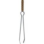 Molla x camino lux ferro battuto/legno cm 60