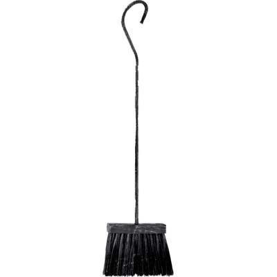 2435200.jpg Scopetta x camino ferro battuto/nylon cm 50 - immagine 1