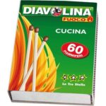Fiammiferi corti diavolina mm  55 cf=4xpz 60