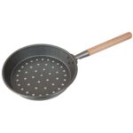 Padella x caldarroste luxury manicata ferro/legno cm 26