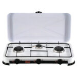 Fornello gas fire 3 acciaio verniciato bruciatore 3 kw 3,4