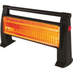 Stufetta quarzo a pavimento 70149 volt 230 watt 600/1200 cm 27x5 h.cm 14