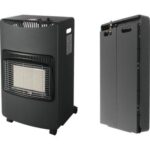 Stufa gas gpl infrarossi kira kompact nero watt 4200 cm 42x38 h.cm 72