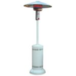 Stufa gas gpl a fungo + ruote domus bianco kw 5/12