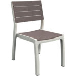 Sedia harmony keter pp bianco cappuccino cm 58x58 h.cm 86