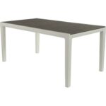Tavolo harmony keter pp bianco cappuccino cm 160x90 h.cm 75