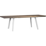 Tavolo harmony estensibile keter pp bianco cappuccino cm 160/240x100 h.cm 75
