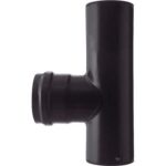 Tubo a tee pellet mmf nero opaco save cm 10 mmf