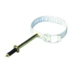 Collare reggitubo classic bianco cm  8/13 + tassello