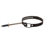 Collare reggitubo classic nero opaco cm  8/13 + tassello