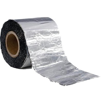 Nastro adesivo bituminoso geko alluminio mt 10 h.cm 20