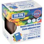 Nastro adesivo telato 200 tpa eurocel marrone mm 38 ml 2,7
