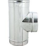 Tubo a tee 90?? mmf acciaio inox aisi 304 cm 10 mmf