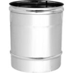 Manicotto mf acciaio inox aisi 304 cm  8