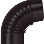 Gomito legna 90?? classic nero opaco save cm 15