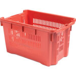 Cassa ortofrutta salvaspazio ics hdpe semichiusa cm 52x42 h.cm 29 (245)