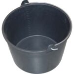 Secchio agricolo vendemmia stefanplast ppl/acciaio nero lt 16
