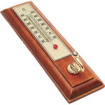 Termometro pronty legno -10/+50??c cm 17,5x4,0