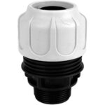 Manicotto tubo spiralato filetto maschio mm 30x1"m