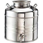 Fustino graffato sansone inox 18/10 lt 15