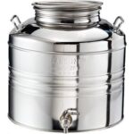Fustino graffato sansone inox 18/10 lt 30