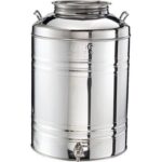 Fustino graffato sansone inox 18/10 lt 50