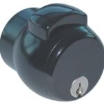 Maniglia premiapri n13 meroni chiave+nottolino nero/argento